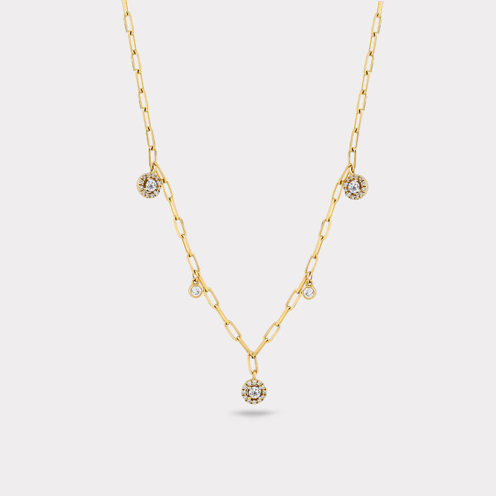 ALBA DIAMOND SEED NECKLACE