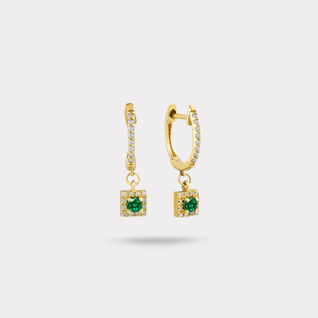 TERA EMERALD EARRING