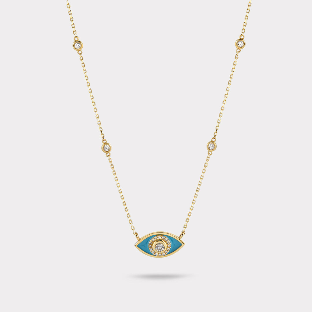 CLEW EYE DIAMOND NECKLACE