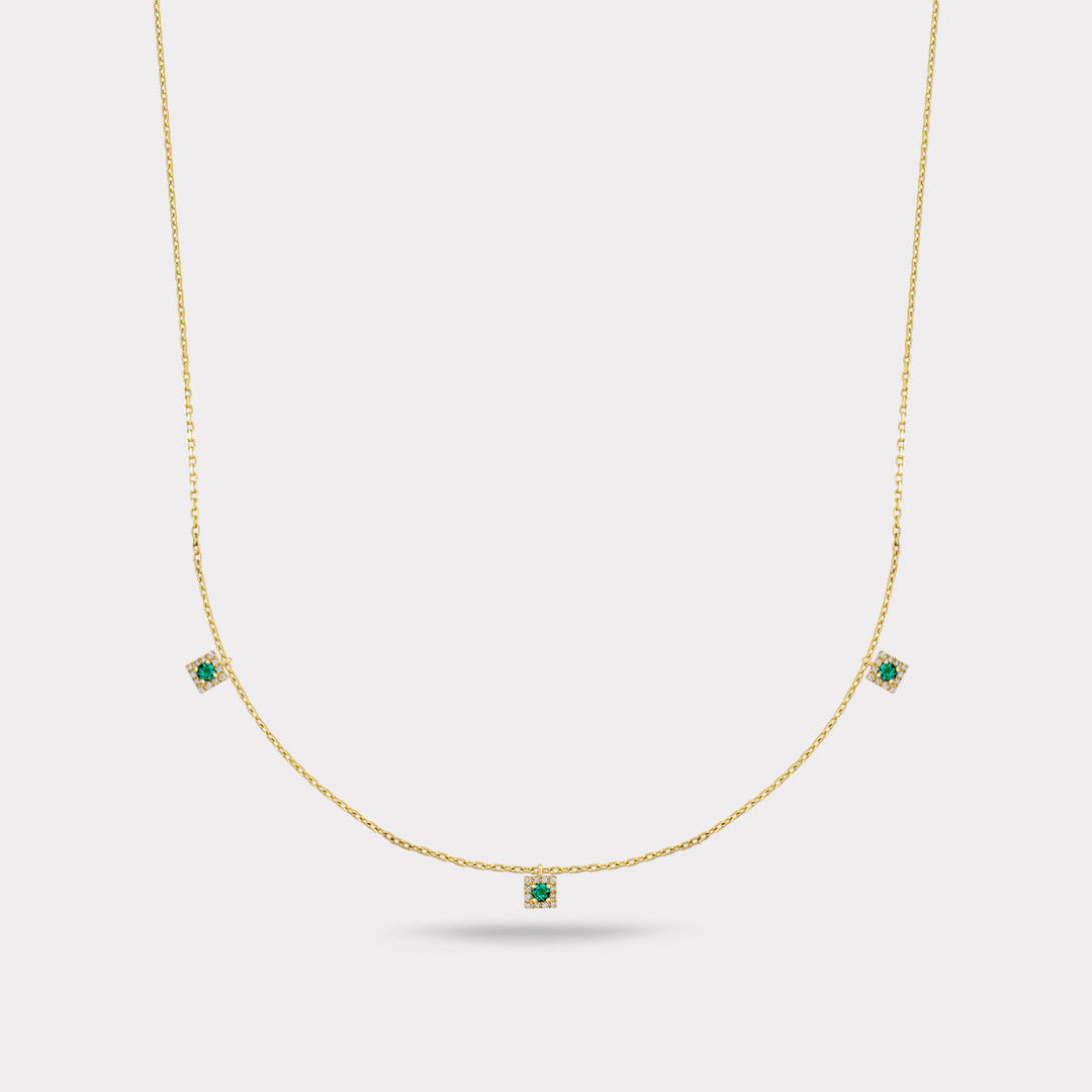 PIVOTA EMERALD NECKLACE